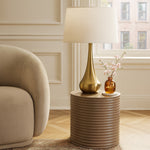 Nobi Concrete Indoor/Outdoor End Table in Taupe