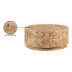 Burl Wood Coffee Table in Natural