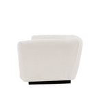 Ulka 96" Chenille Sofa in Cream