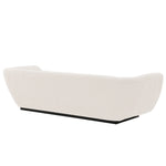 Ulka 96" Chenille Sofa in Cream