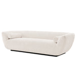 Ulka 96" Chenille Sofa in Cream