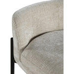 Burton Chenille Fabric Upholstered Counter Stool in Beige
