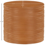 Nobi Concrete Indoor/Outdoor End Table in Terracotta