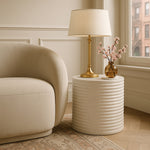 Nobi Concrete Indoor/Outdoor End Table in Terrazzo