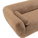 Ulka 96" Chenille Sofa in Light Brown