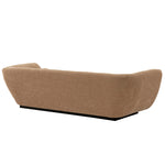 Ulka 96" Chenille Sofa in Light Brown