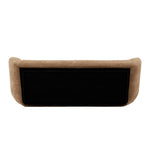 Ulka 96" Chenille Sofa in Light Brown