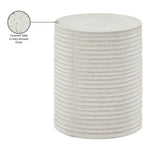 Nobi Concrete Indoor/Outdoor End Table in Terrazzo