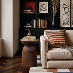 Opani Concrete Indoor/Outdoor End Table in Brown