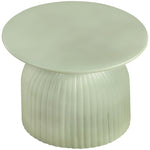 Opani Concrete Indoor/Outdoor End Table in Green