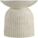 Opani Concrete Indoor/Outdoor End Table in Beige
