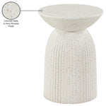 Opani Concrete Indoor/Outdoor End Table in Terrazzo