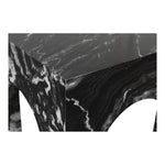 Palermo Marble End Table in Black