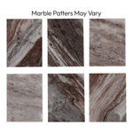 Palermo Marble End Table in Brown