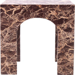 Palermo Marble End Table in Cherry