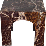 Palermo Marble End Table in Cherry