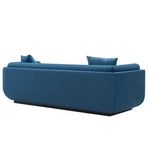 Edmonda 91" Velvet Sofa in Sapphire Blue