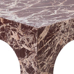 Palermo Marble End Table in Cherry
