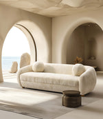 Tribeca 86" Chenille Sofa in Cream