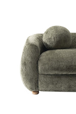 Tribeca 86" Chenille Sofa in Olive Green