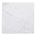 Palermo Marble End Table in White