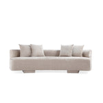 Verandah 112" Chenille Sofa in Beige