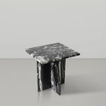 Verona Marble End Table in Black