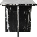 Verona Marble End Table in Black