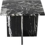 Verona Marble End Table in Black