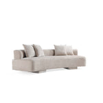 Verandah 112" Chenille Sofa in Beige
