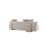 Verandah 112" Chenille Sofa in Beige