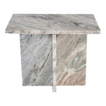Verona Marble End Table in Brown