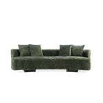 Verandah 112" Chenille Sofa in Olive Green
