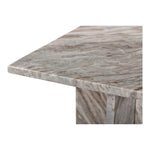 Verona Marble End Table in Brown