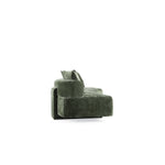 Verandah 112" Chenille Sofa in Olive Green