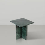Verona Marble End Table in Green