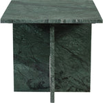 Verona Marble End Table in Green