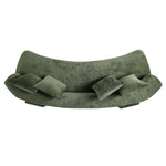 Verandah 112" Chenille Sofa in Olive Green
