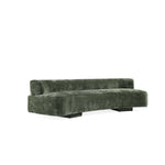 Verandah 112" Chenille Sofa in Olive Green