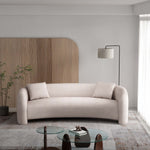 Sylvia 104" Tweed Sofa in Ivory