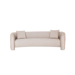 Sylvia 104" Tweed Sofa in Gold Dust