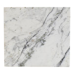 Verona Marble End Table in White
