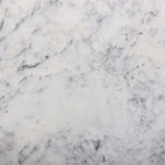 Verona Marble End Table in White