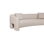 Sylvia 104" Tweed Sofa in Gold Dust