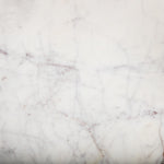 Verona Marble End Table in White