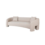 Sylvia 104" Tweed Sofa in Gold Dust