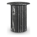Genoa Marble End Table in Black