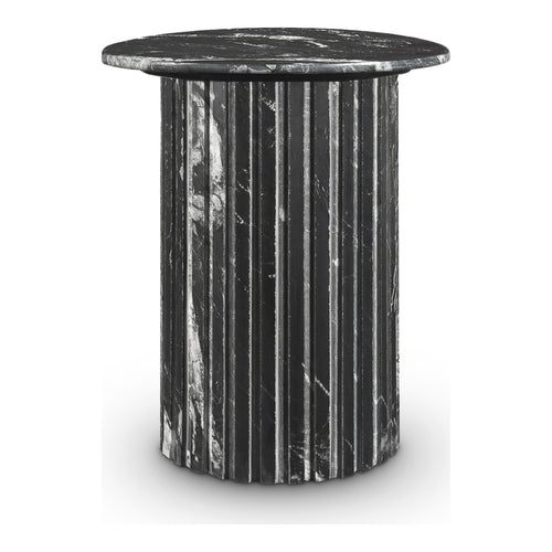 Genoa Marble End Table in Black