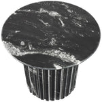 Genoa Marble End Table in Black