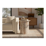 Genoa Marble End Table in Cream